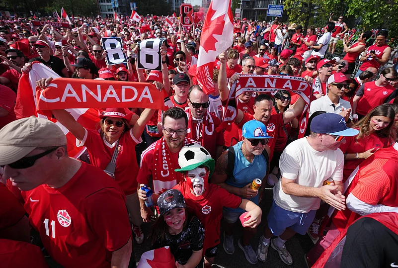 Switzerland Vs Canada FIFA World Cup 2026 Group B Canada Fans Arrive AP Photo