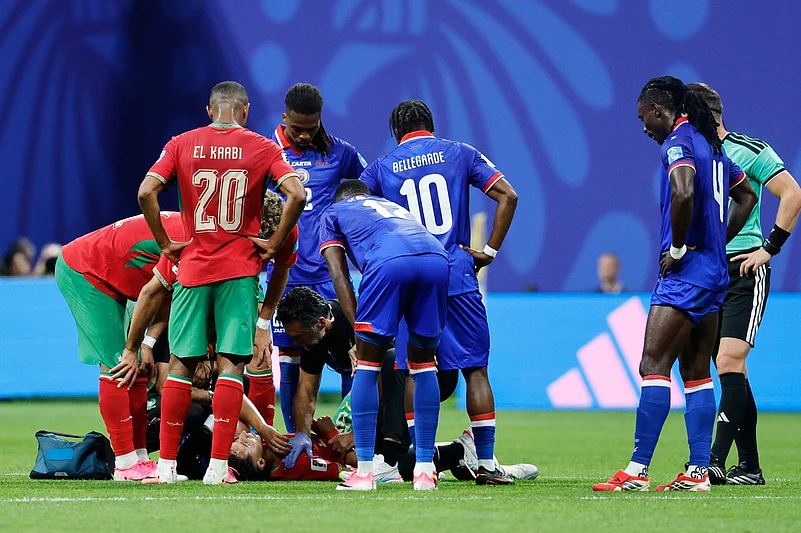 Morocco Vs Haiti FIFA World Cup 2026 Group C Anass Salah Eddine Injury AP Photo