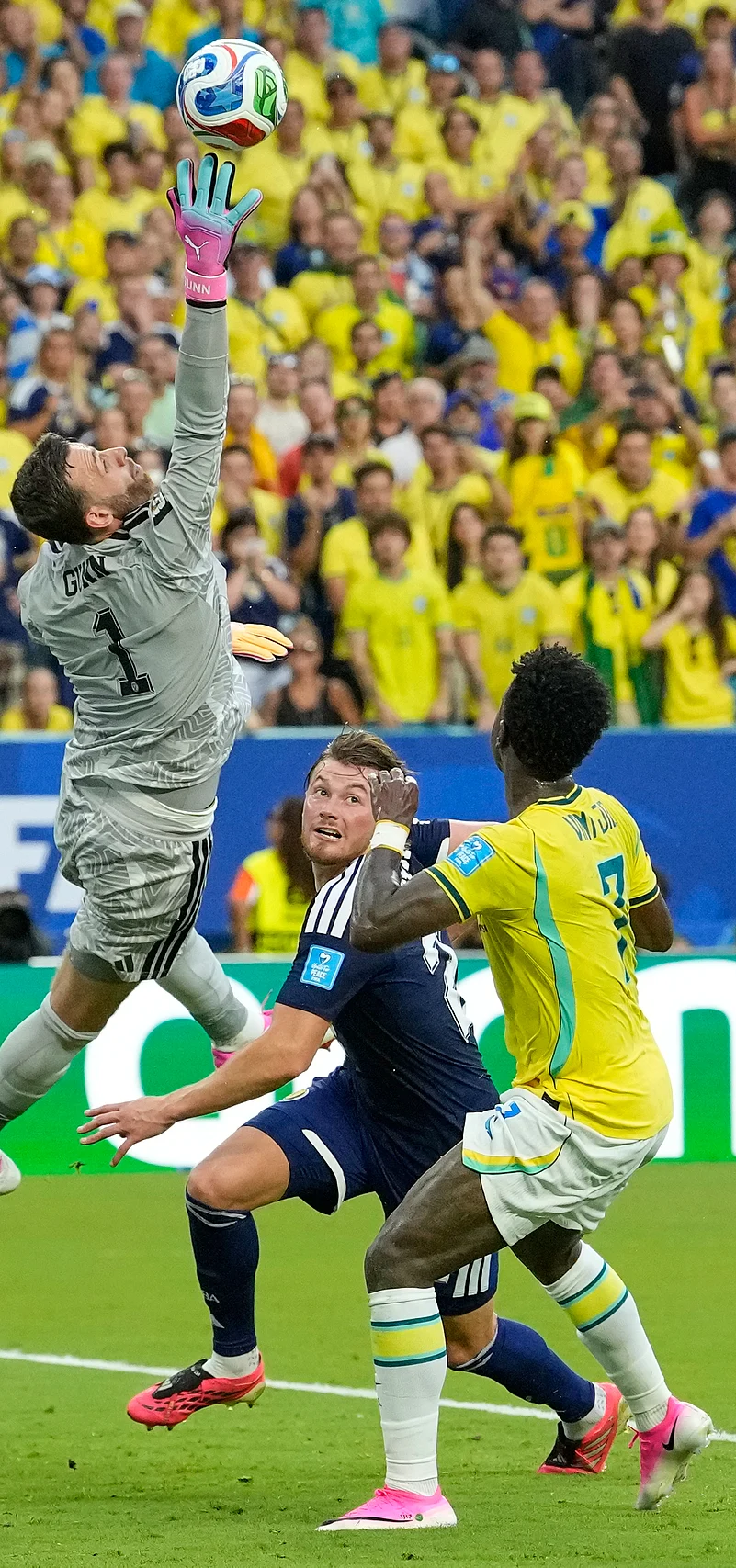 Scotland Vs Brazil FIFA World Cup 2026 Group C Angus Gunn Fails Again AP Photo
