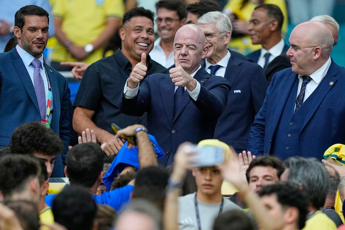 Scotland Vs Brazil FIFA World Cup 2026 Group C Infantino Basking AP Photo