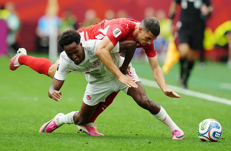 Switzerland Vs Canada FIFA World Cup 2026 Group B Ali Ahmed and Remo Freuler AP Photo