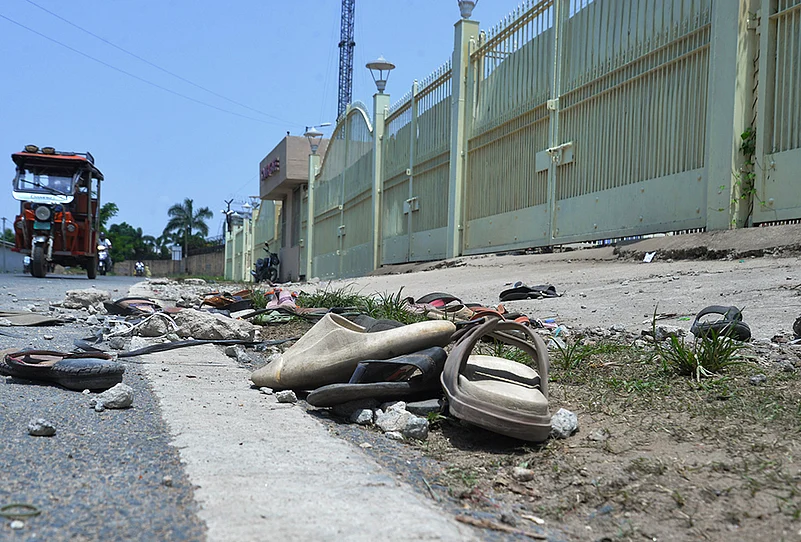 Aftermath of stampede in Ranchi