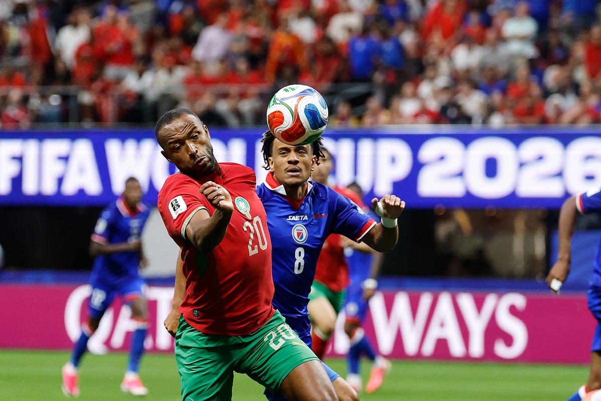 Morocco Vs Haiti FIFA World Cup 2026 Group C Ayoub El Kaabi and MP Photo