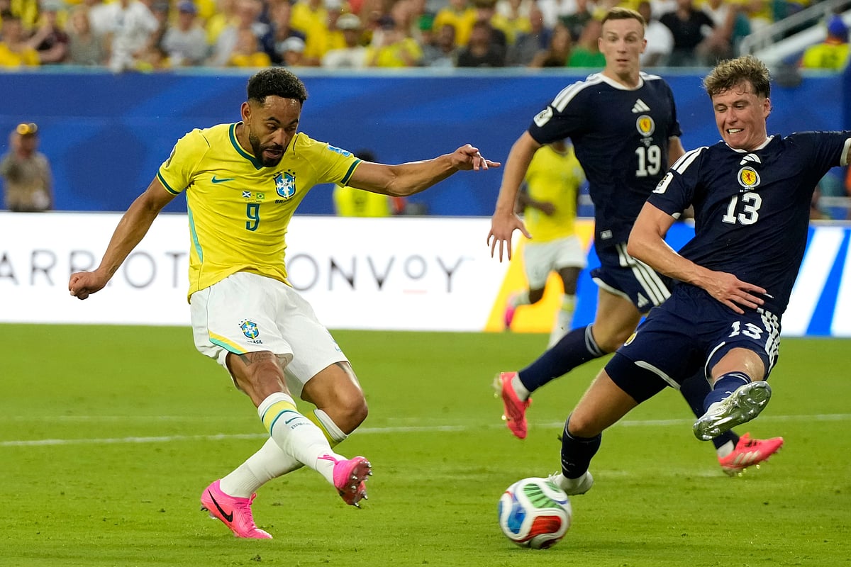 Scotland Vs Brazil FIFA World Cup 2026 Group C Matheus Cunha Scores AP Photo
