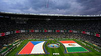 AP Photo/Eduardo Verdugo : Fans chants homophobic slurs to intimidate Czech Republic's goalkeeper during Mexico s Czechia match on Thursday, June 25.