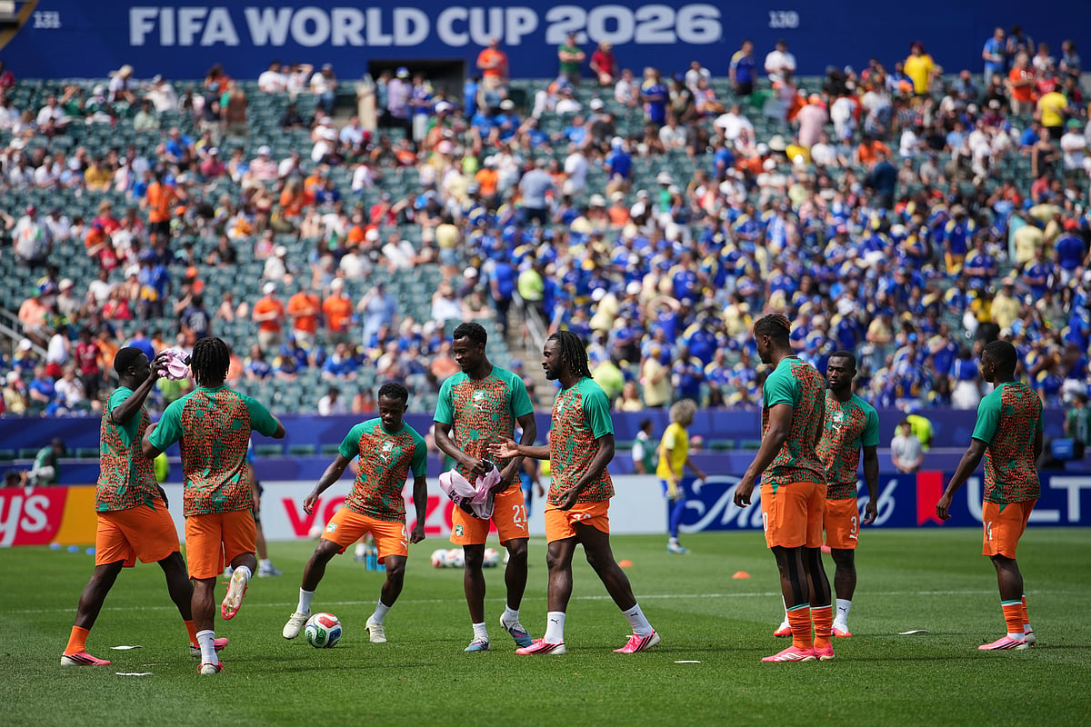 Curacao vs Ivory Coast FIFA World Cup 2026 Group E Ivory Coast players warm up AP Photo