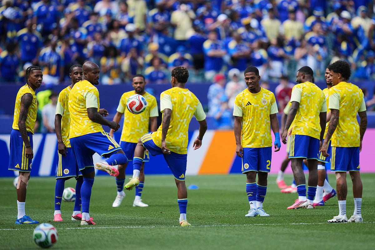 Curacao vs Ivory Coast FIFA World Cup 2026 Group E Curacao Players warm up AP Photo