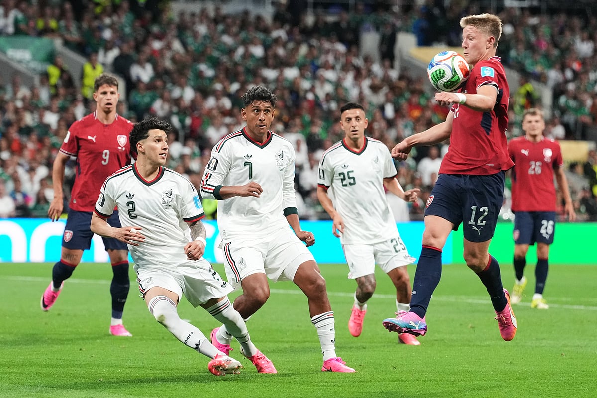 Czechia Vs Mexico FIFA World Cup 2026 Group A Lukas Cerv controls AP Photo