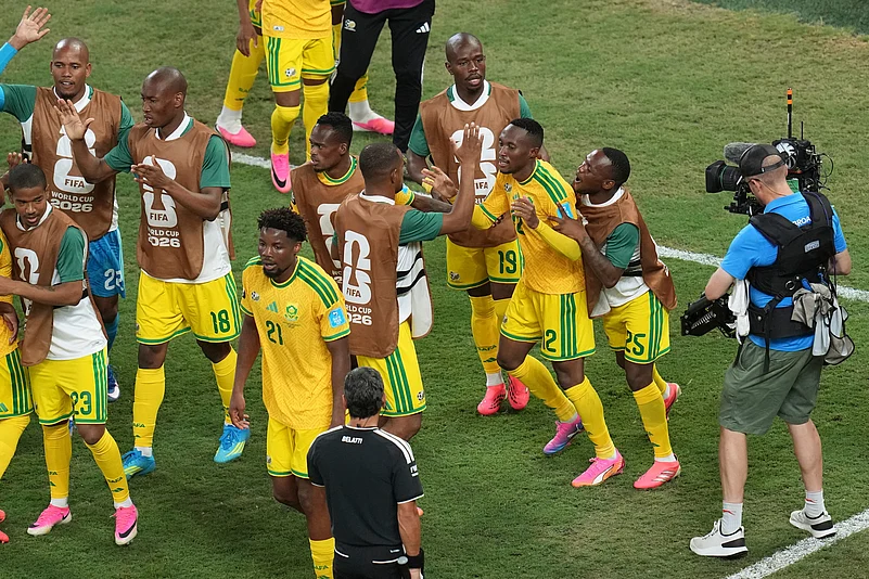 South Africa Vs South Korea FIFA World Cup 2026 Group A Proteas Celeb First Goal AP Photo