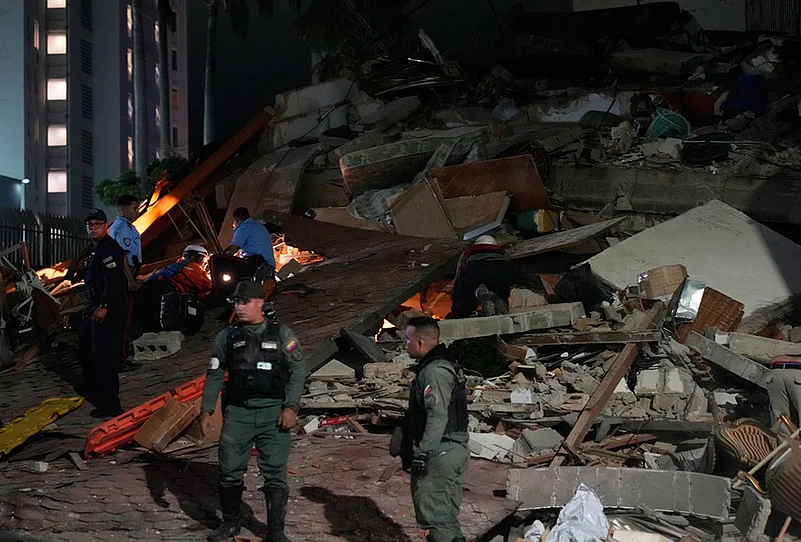 Venezuela disaster zone photos