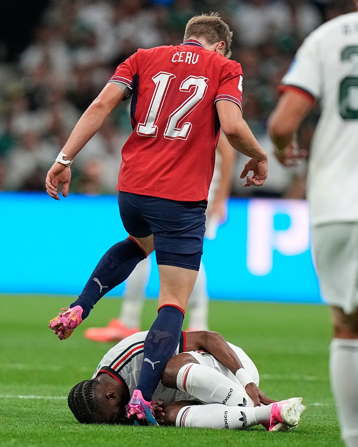 Czechia Vs Mexico FIFA World Cup 2026 Group A Julian Quinones and Lukas Cerv AP Photo