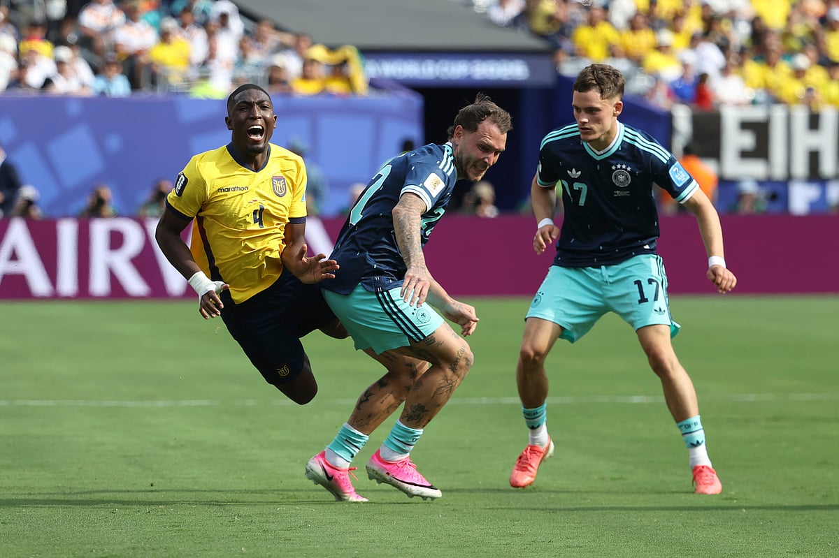 Ecuador vs Germany FIFA World Cup 2026 Group E Joel Ordonez Tripped AP Photo