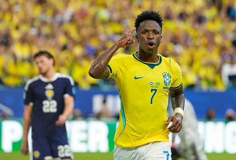 Brazil Scotland World Cup Soccer Vinicius Junior