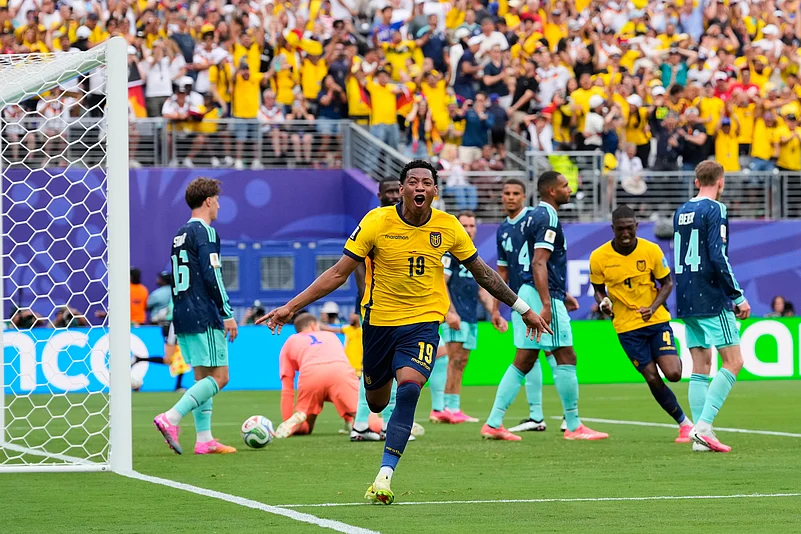 Ecuador vs Germany FIFA World Cup 2026 Group E Gonzalo Plata Scores AP Photo