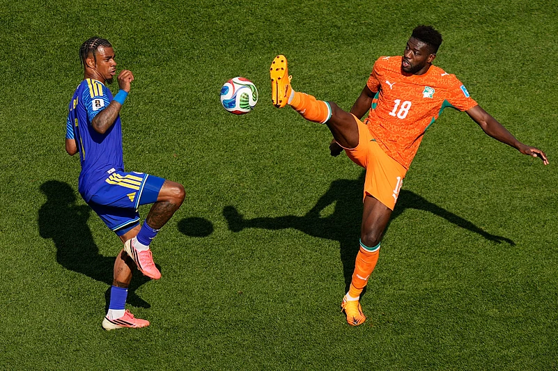 Curacao vs Ivory Coast FIFA World Cup 2026 Group E Ibrahim Sangare and Juninho Bacuna AP Photo