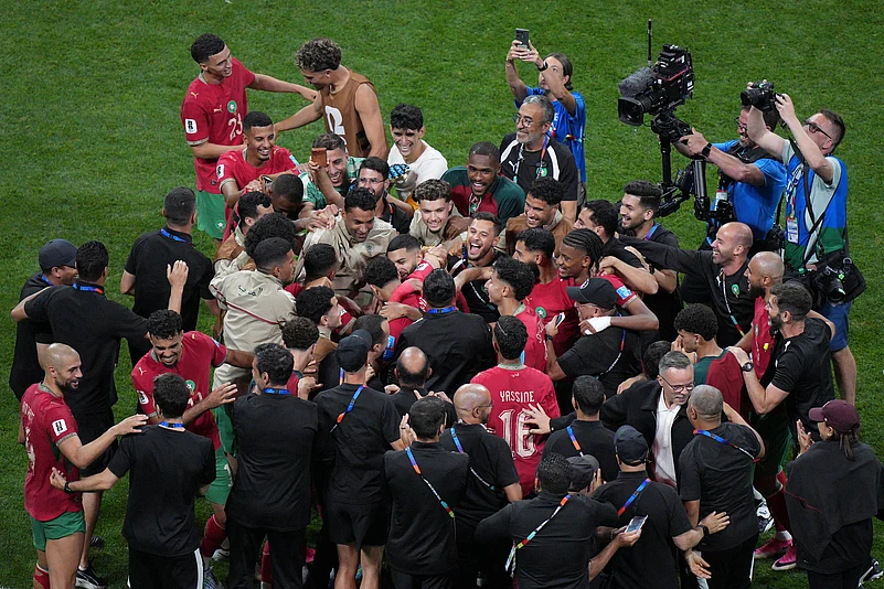 Morocco Vs Haiti FIFA World Cup 2026 Group C Morocco Celeb Win AP Photo