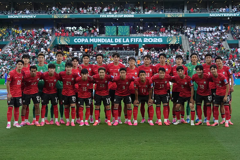 South Africa Vs South Korea FIFA World Cup 2026 Group A Korean players pose AP Photo