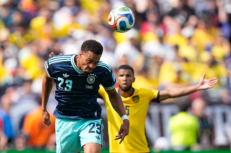 Ecuador vs Germany FIFA World Cup 2026 Group E Felix Nmecha Header AP Photo