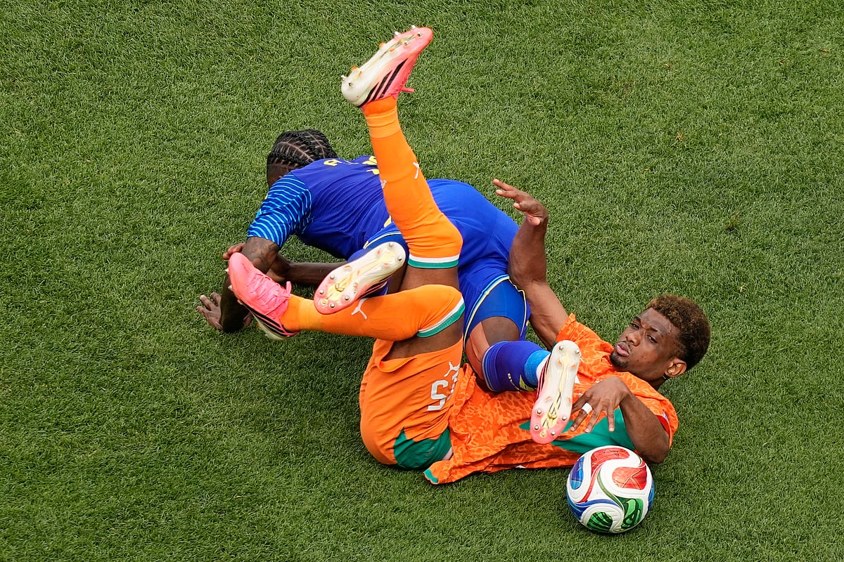 Curacao vs Ivory Coast FIFA World Cup 2026 Group E Sherel Floranus and Amad Diallo AP Photo