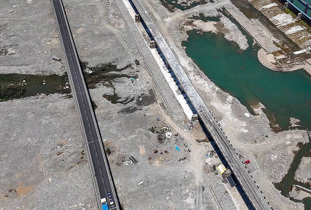 Restored bridges over Ravi River
