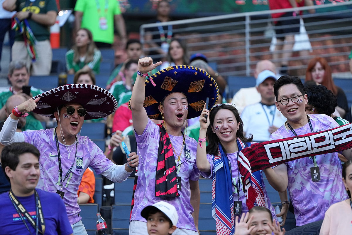 South Africa Vs South Korea FIFA World Cup 2026 Group A Koreans Fans cheer AP Photo