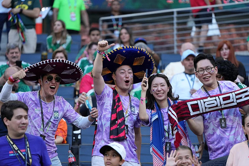 South Africa Vs South Korea FIFA World Cup 2026 Group A Koreans Fans cheer AP Photo
