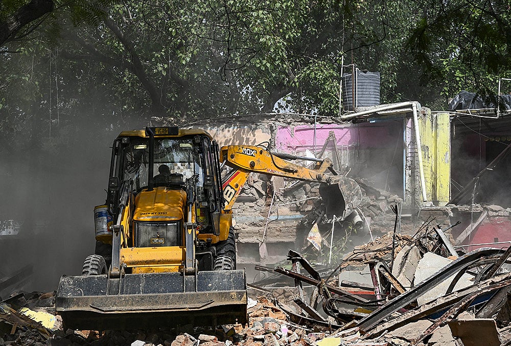 DDA demolition drive in Delhi