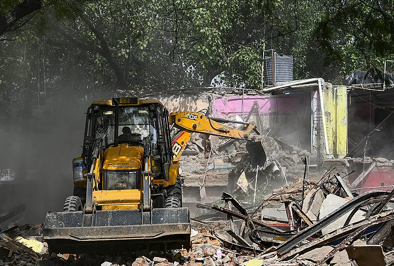 DDA demolition drive in Delhi