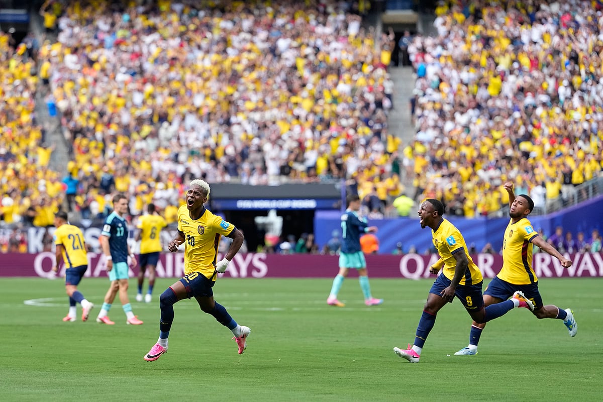 Ecuador vs Germany FIFA World Cup 2026 Group E Nilson Angulo Celeb AP Photo