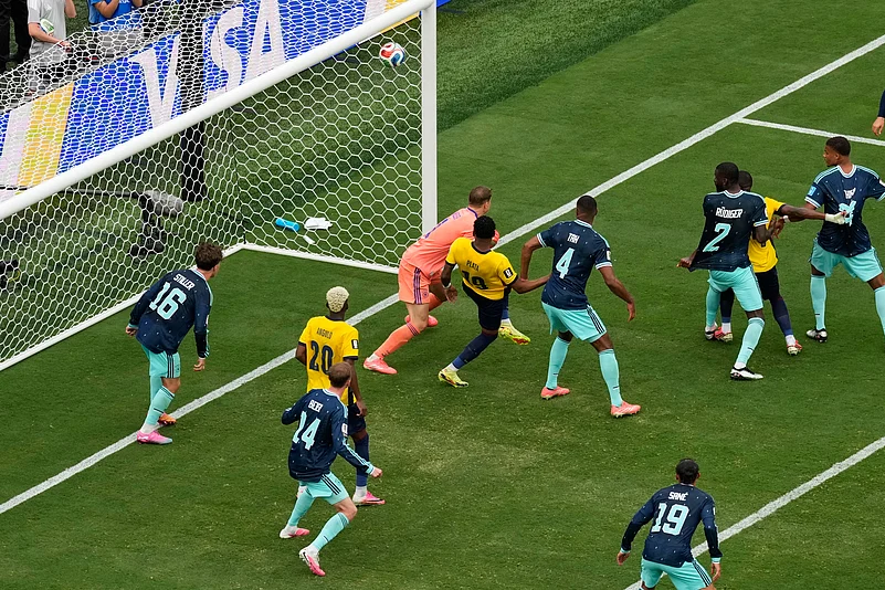 Ecuador vs Germany FIFA World Cup 2026 Group E Gonzalo Plata Header Goal AP Photo