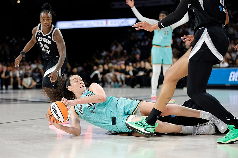 WNBA basketball game: New York Liberty vs Las Vegas Aces