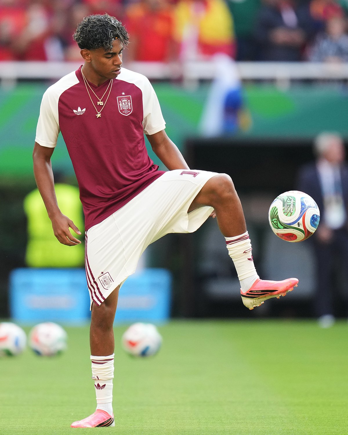 Spain vs Uruguay FIFA World Cup 2026 Group H Lamine Yamal Warm Up AP Photo