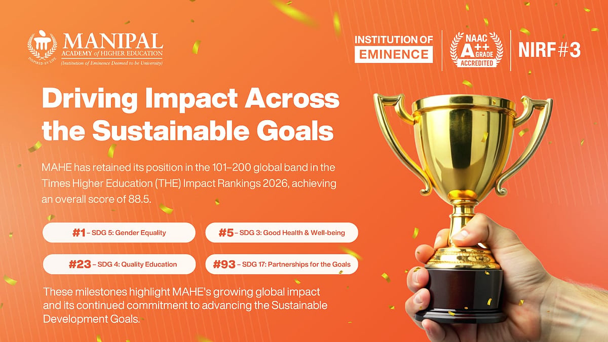 MAHE graphic showcasing its global impact across Sustainable Development Goals