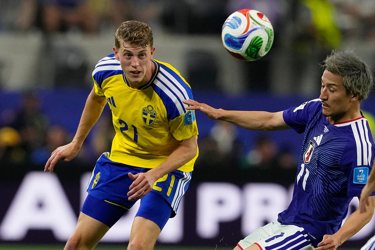 Japan vs Sweden FIFA World Cup 2026 Group F Alexander Bernhardsson In action AP Photo