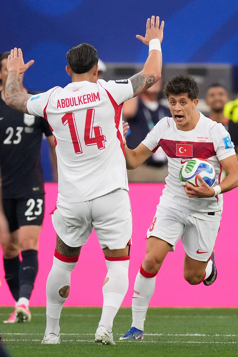 Turkiye vs USA, FIFA World Cup 2026 Group D Arda Guler Celeb AP Photo