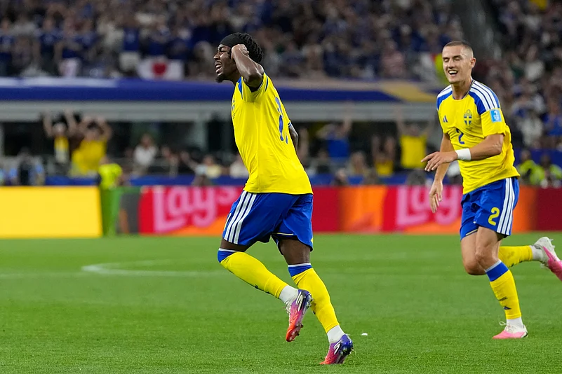 Japan vs Sweden FIFA World Cup 2026 Group F Anthony Elanga Goal AP Photo