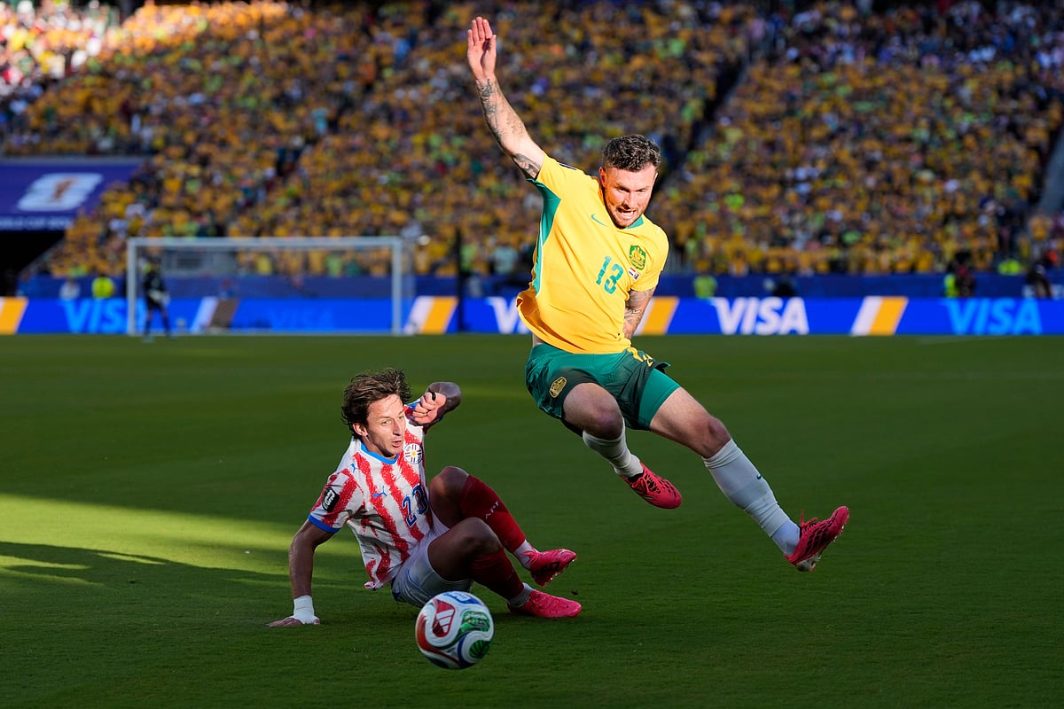 Paraguay vs Australia, FIFA World Cup 2026 Group D Aiden ONeill and Matias Galarza AP Photo