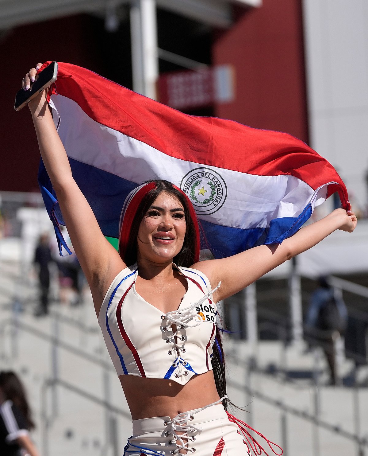 Paraguay vs Australia, FIFA World Cup 2026 Group D Paraguay fan waves AP Photo