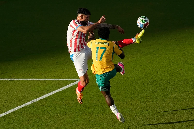 Paraguay vs Australia, FIFA World Cup 2026 Group D Omar Alderete Kicks AP Photo