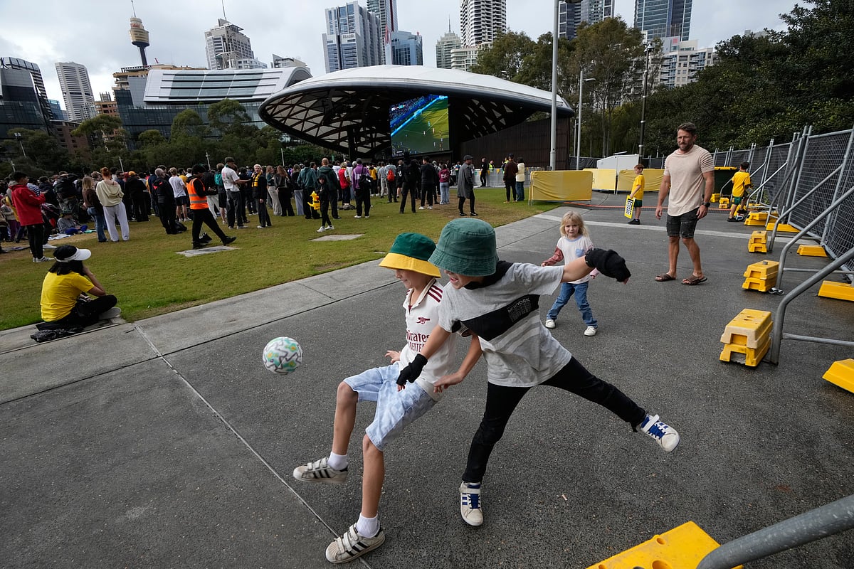 Paraguay vs Australia, FIFA World Cup 2026 Group D Kids At Sydney Watch Party AP Photo