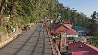 Newly built Mall road stretch after completion of underground multi-purpose duct 