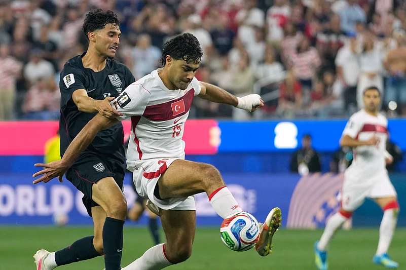 Turkiye vs USA, FIFA World Cup 2026 Group D Ozan Kabak and Ricardo Pepi AP Photo