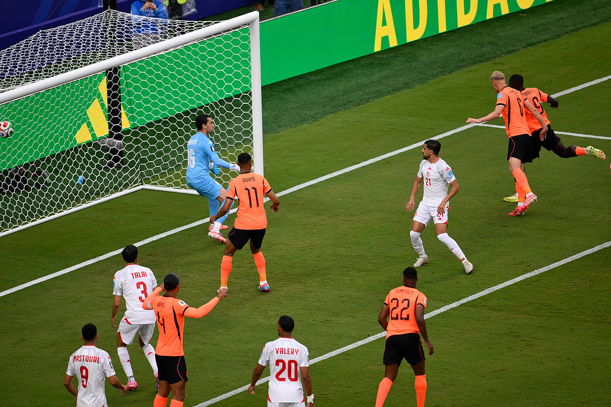 Tunisia vs Netherlands FIFA World Cup 2026 Group F Brian Brobbey Scores AP Photo