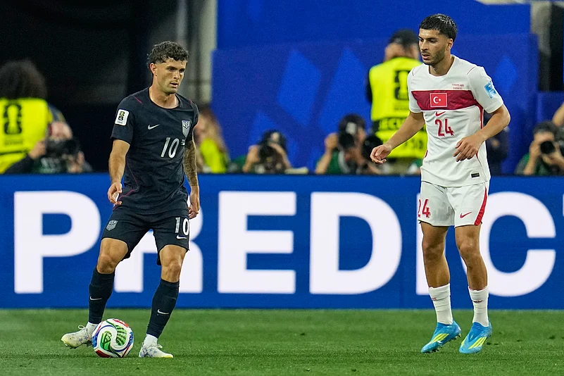 Turkiye vs USA, FIFA World Cup 2026 Group D Christian Pulisic On The Ball AP Photo