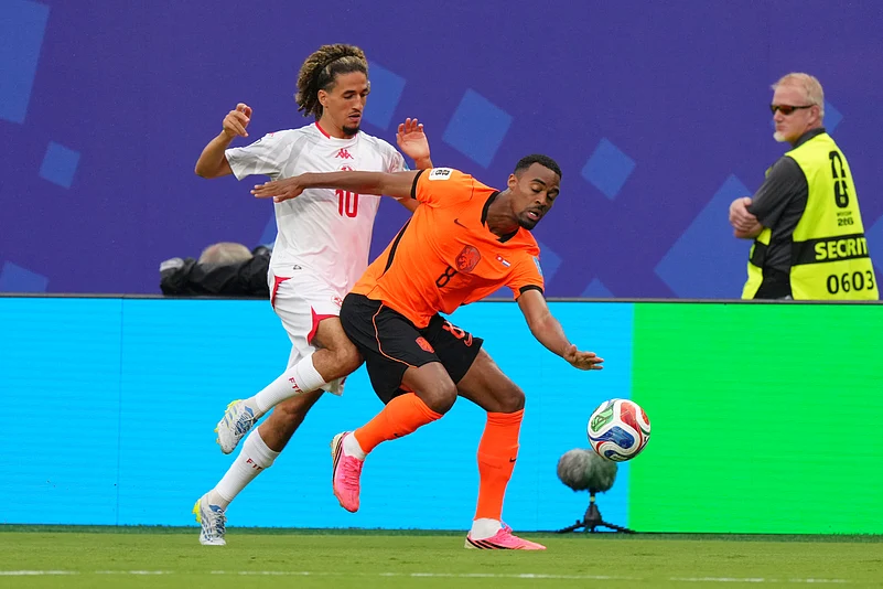 Tunisia vs Netherlands FIFA World Cup 2026 Group F Hannibal Mejbri and Ryan Gravenberch AP Photo