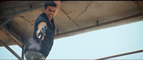 Still from Welcome to the Jungle