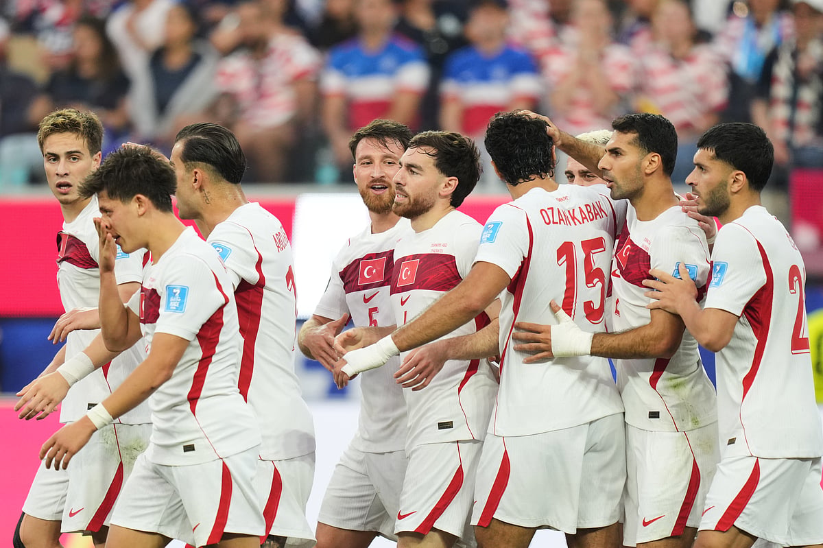 Turkiye vs USA, FIFA World Cup 2026 Group D Orkun Kokcu Goal Celeb AP Photo