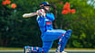| Photo: SLC via PTI : Vaibhav Sooryavanshi slams his maiden T20I half-century against Zimbabwe in 1st T20I.