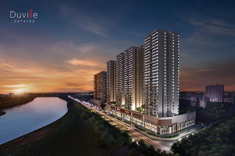 Duville Estates 31 acre microtownship in Kharadi, Pune.