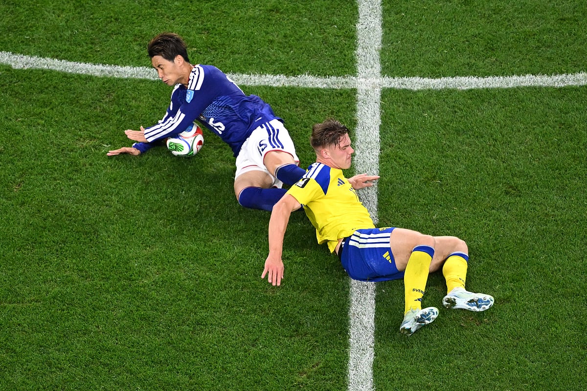 Japan vs Sweden FIFA World Cup 2026 Group F Daichi Kamada and Viktor Gyokeres In action AP Photo